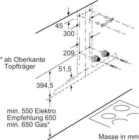 Image du produit Bosch Hausgeräte DWB98JQ50 (Hotte murale)