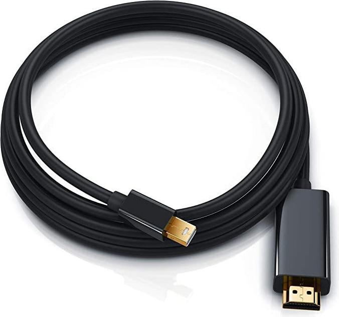 Image du produit Hermex Câble adaptateur mini DisplayPort vers HDMI (1.80 m, DisplayPort)