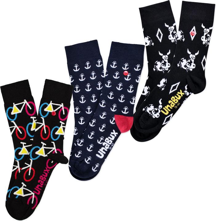 Unabux Freizeitsocken Mix (36 - 40)