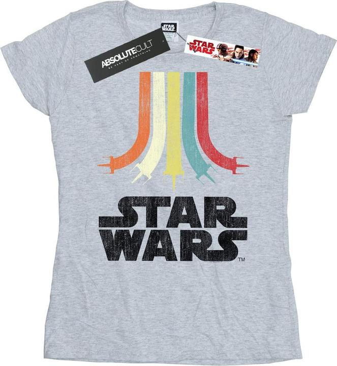 Immagine prodotto Star Wars Retro Rainbow Maglietta Donna (L)