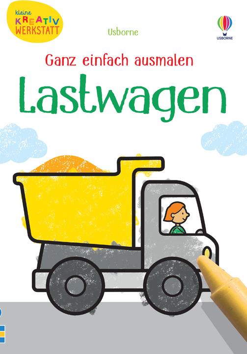Actual product image Kleine Kreativ-Werkstatt - My very simple colouring case: Dinos, trucks, super kids