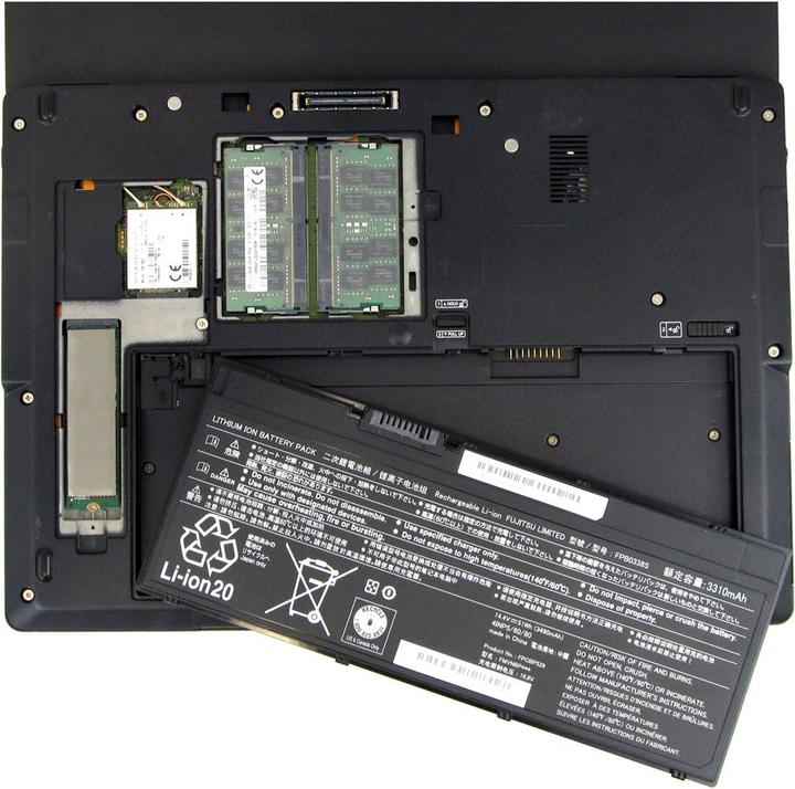 Actual product image Fujitsu Lifebook U748 (14", Intel Core i5-8250U, 16 GB, 512 GB, DE)