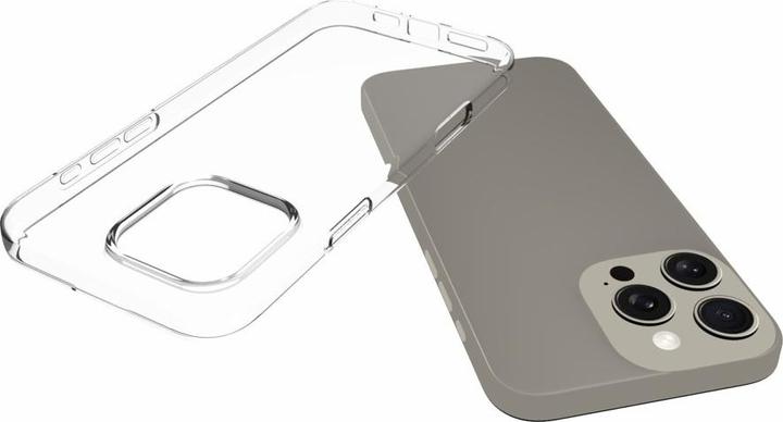 Produktbild Apfelkiste iPhone 16 Pro Max Silikon Gummi Case Hülle - Transparent Slim Design 1.0 mm (Apple iPhone 16 Pro Max)