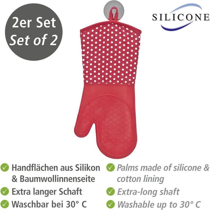 Immagine prodotto Wenko guanti da forno (Silicone, 60% cotone, 40% poliestere)