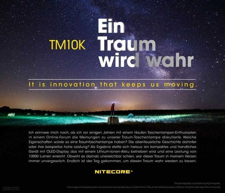 Actual product image Nitecore TM10K (10.99 cm, 10000 lm)