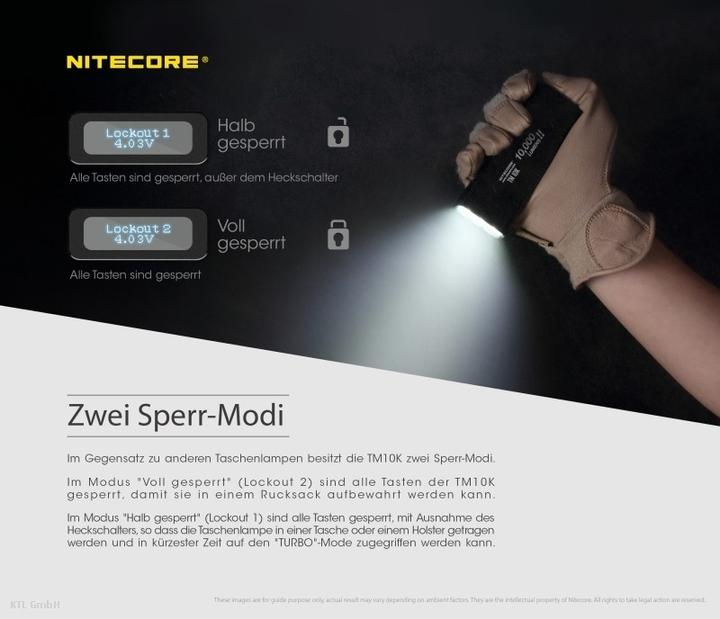 Actual product image Nitecore TM10K (10.99 cm, 10000 lm)