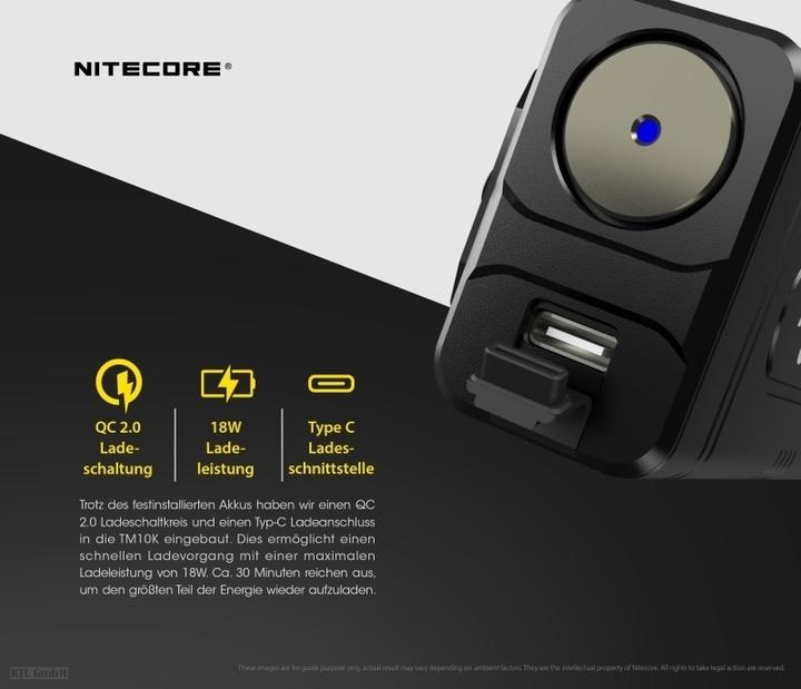 Actual product image Nitecore TM10K (10.99 cm, 10000 lm)