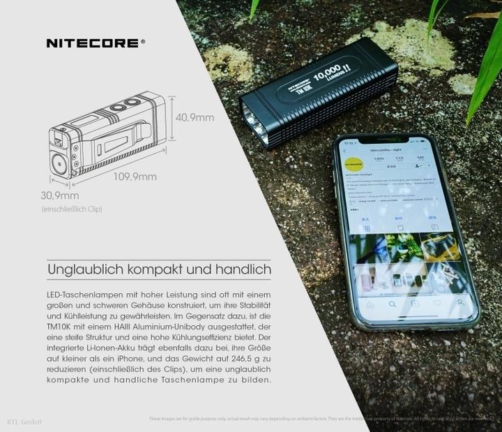 Actual product image Nitecore TM10K (10.99 cm, 10000 lm)