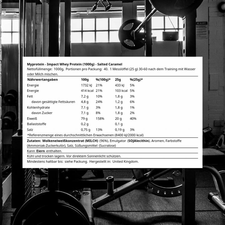 Image du produit MyProtein Protéine de lactosérum Impact (Salted Caramel, 1 pcs, 1000 g)
