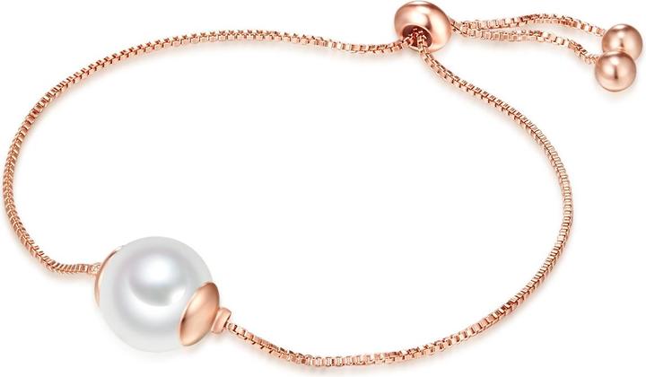 Produktbild Lulu & Jane Messing Muschelkernperle roségold 16,0 - 22,0 cm - 33142 (22 cm, Messing)