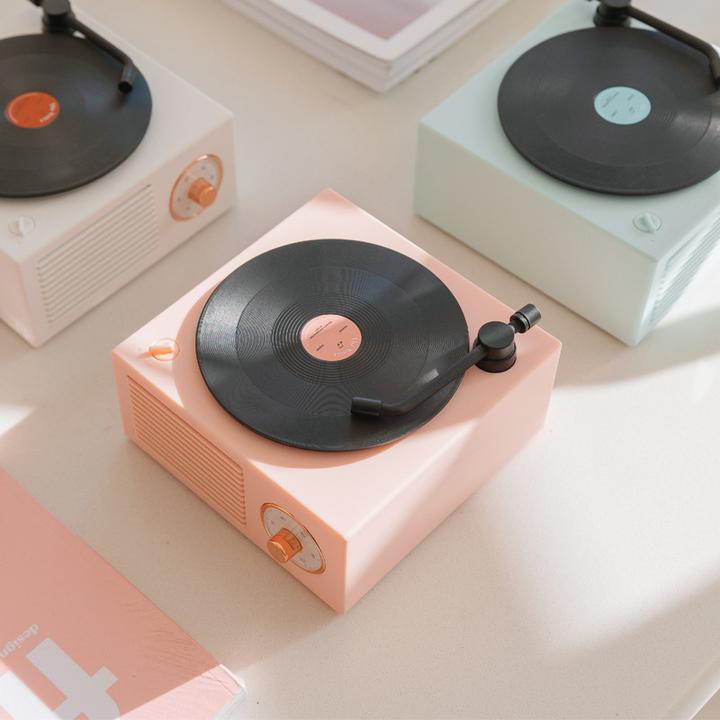 Immagine prodotto PhoneLook Altoparlante Bluetooth Vintage Retro Lettore di dischi in vinile (Manuale)
