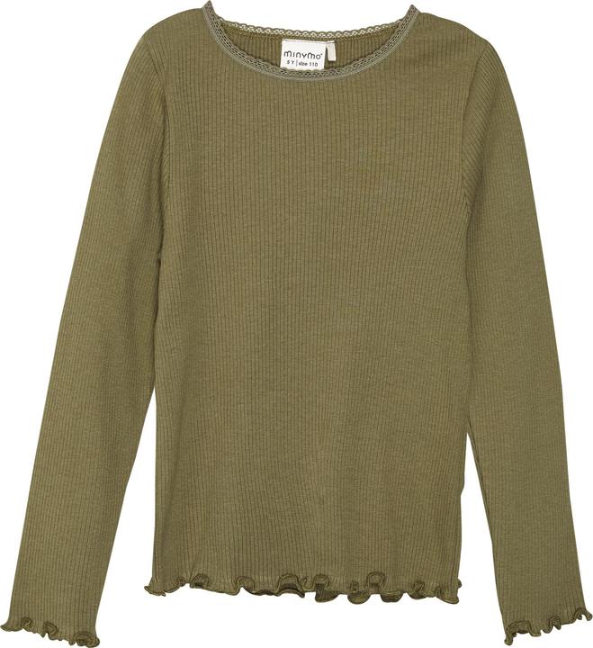 Minymo MIT-shirt LS Rib - 123236