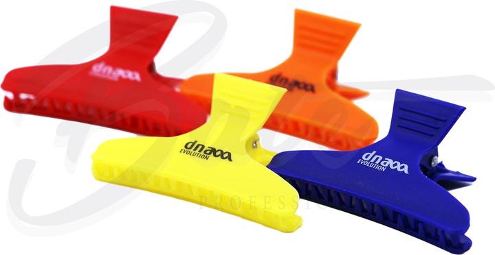 Image du produit DNA Footwear Pinces à cheveux Bleu/Rouge/Orange/Jaune L 82mm Art:13007 (12 pcs)