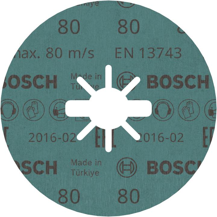 Actual product image Bosch Professional Zubehör PRO R574 X-Lock fibre disc, 115 mm, G80 (80)