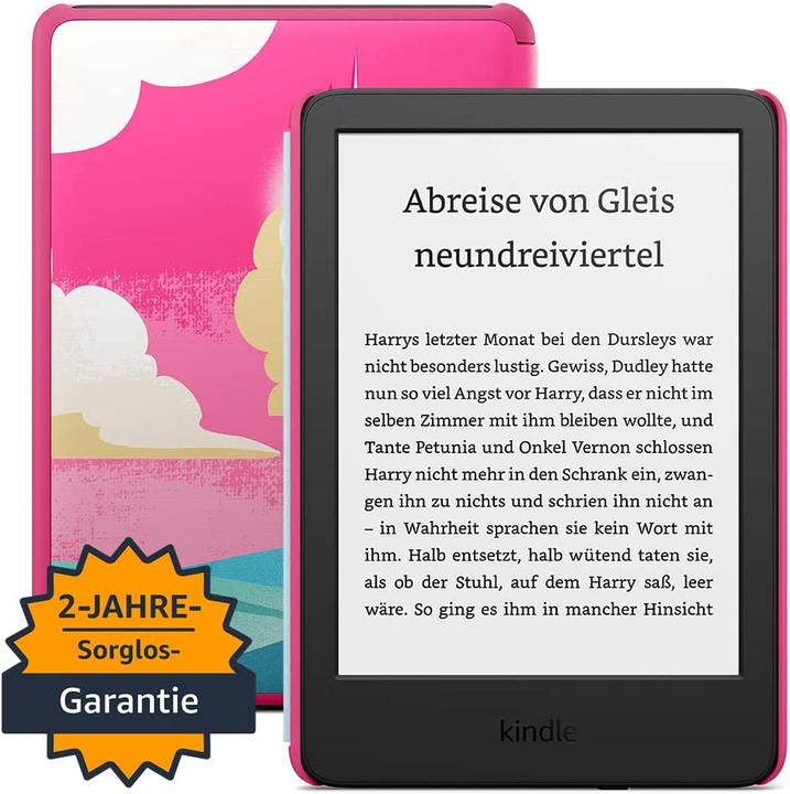 Amazon Kindle Kids 2022 eReader 300 ppi, 16 Go, baleine de l'espace (6", 16 Go, Pink)