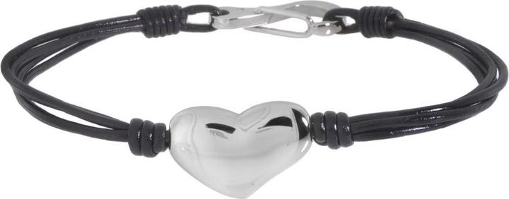 Image du produit Bijouteria Bracelet (19 cm, Cuir, Acier inoxydable)