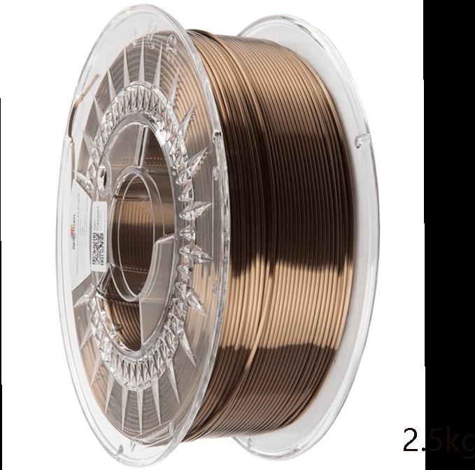 Image du produit Filament PLA SILK cinnamon bronze 2.5kg 1.75mm (PLA, 1.75 mm, 2500 g, Bronze)