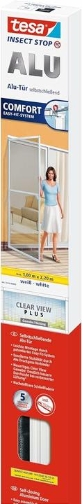 Image du produit tesa Moustiquaire Alu COMFORT pour portes, Moustiquaires (100 x 220 cm)