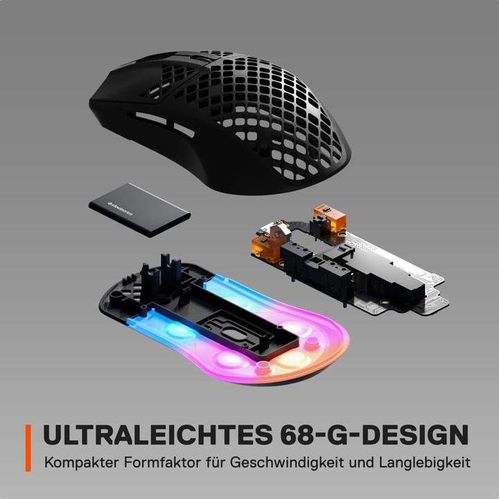 Actual product image SteelSeries Aerox 3 Wireless (2022) (Wireless)