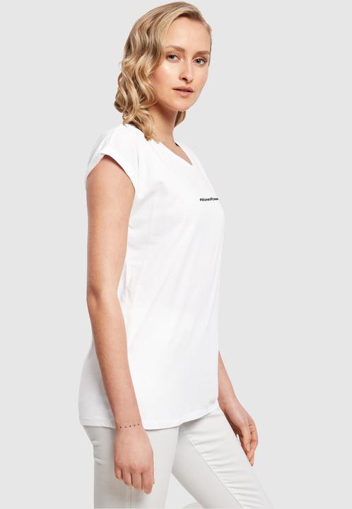 Produktbild Merchcode Ladies WD - Strong As A Woman Extended Shoulder Tee - 116539 (XS)