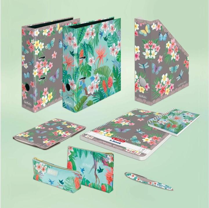 Actual product image Herlitz Ring binder easy orga to go Ladylike "Jungle", A4 (A4, 16 mm, 1 Piece)