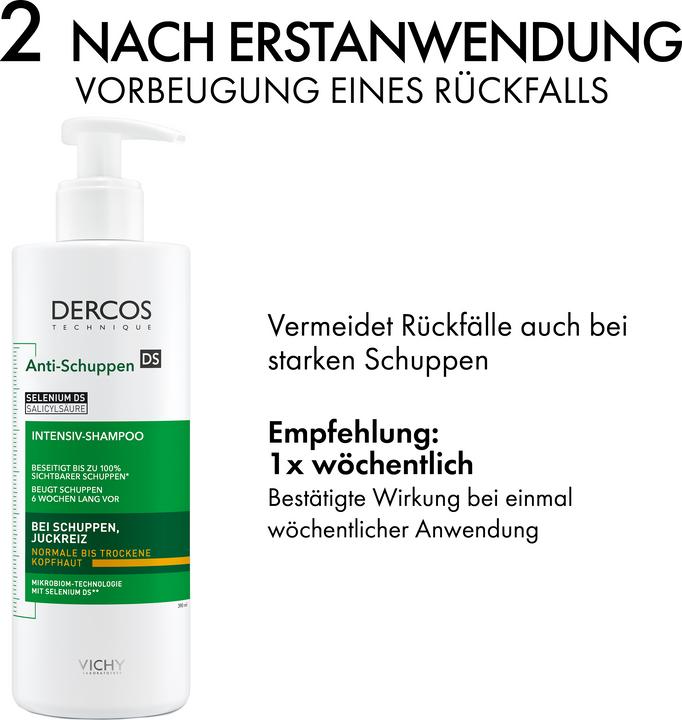 Image du produit Vichy Dercos Anti-Schuppen Shampoo trockene Kopfhaut (390 ml, Shampoing liquide)