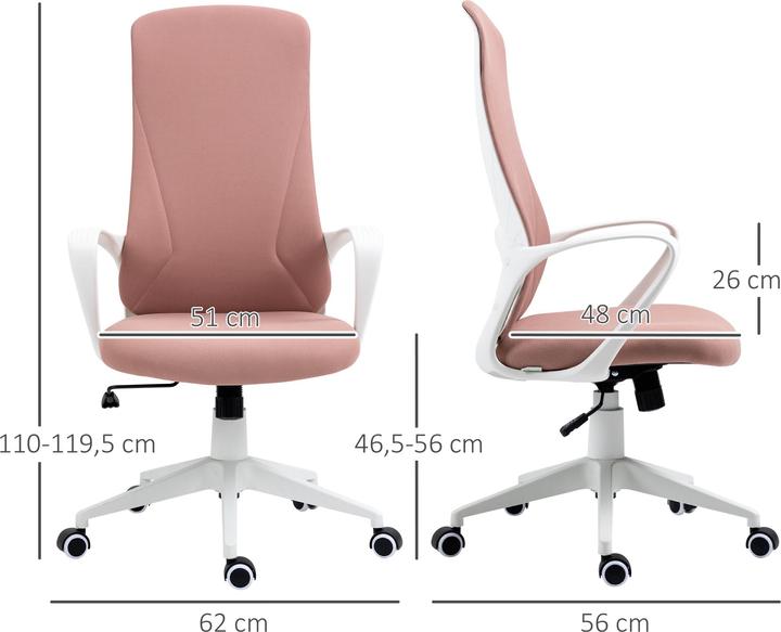 Actual product image Vinsetto Office chair with rocker function