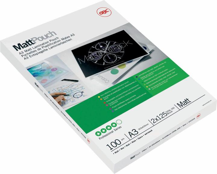 Produktbild GBC Laminierfolientasche (A3, 100 Stück, 250 µm)