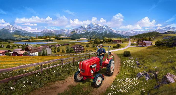 Immagine prodotto Revell Porsche Junior 108 - Edizione Farming Simulator 1:24