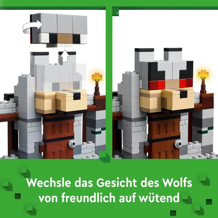 Produktbild LEGO Die Wolfsfestung (21261, LEGO Minecraft)