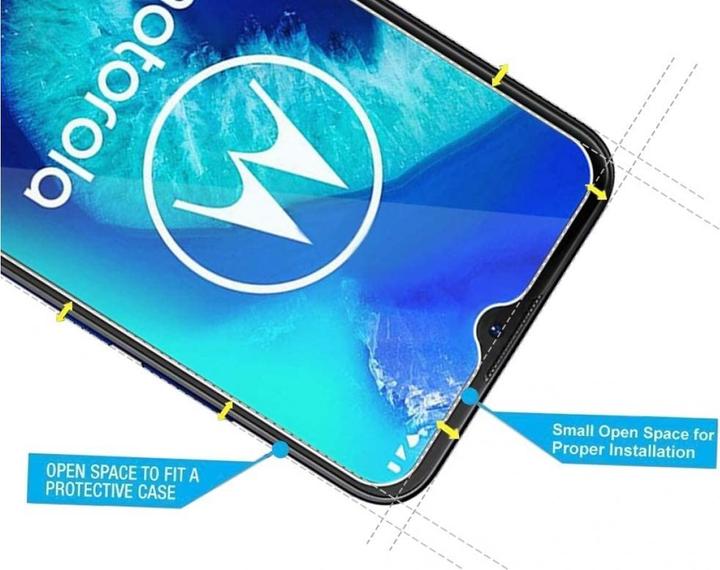 Actual product image Screenguard Motorola Moto G8 Power Lite Protective Glass Film Case Friendly Design (1 Piece, Motorola Moto G8 Power Lite)