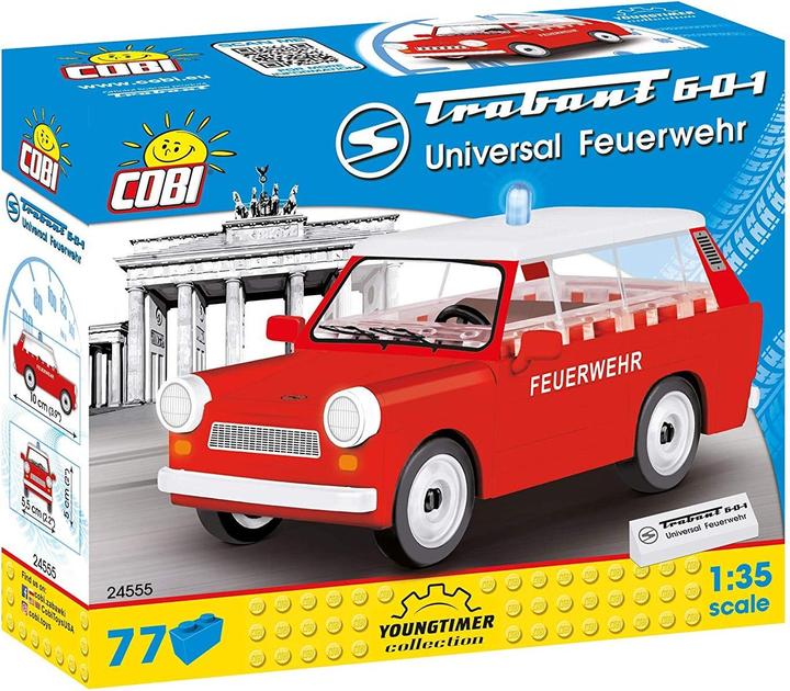 Actual product image Cobi Trabant 601 fire brigade