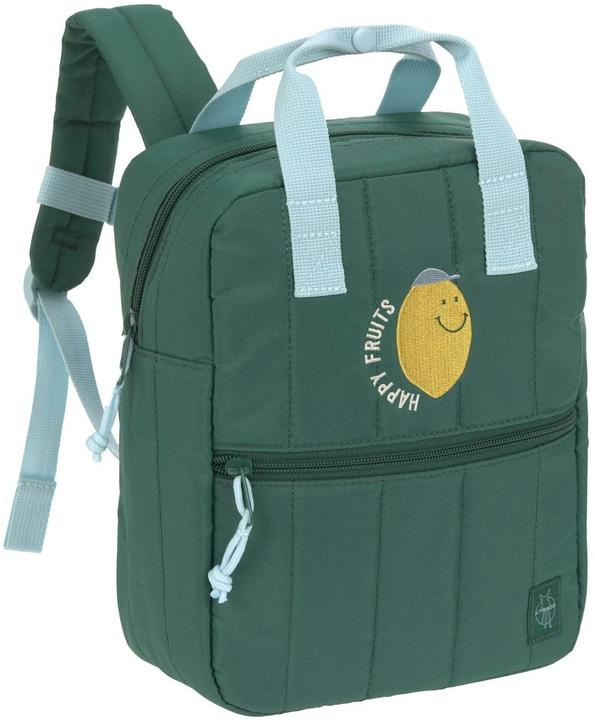 Lässig Rucksack Mini Square – Little Gang, Lemon / Dark green