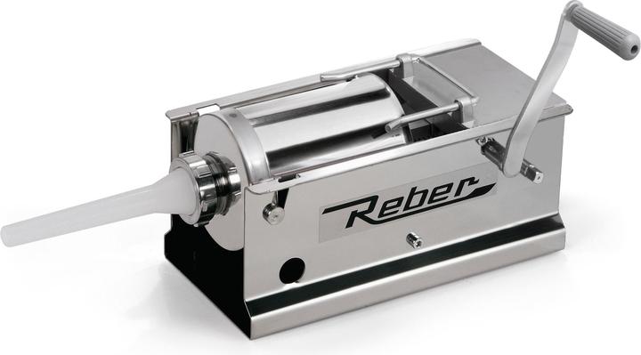 Image du produit Reber N INOX Remplisseuse de saucisses manuelle de table à 2 vitesses3 Kg