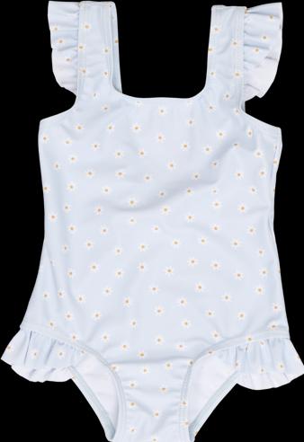 Produktbild Little Dutch Badekleid ärmellos mit Rüschen Daisies Blue - 74/80 (74)