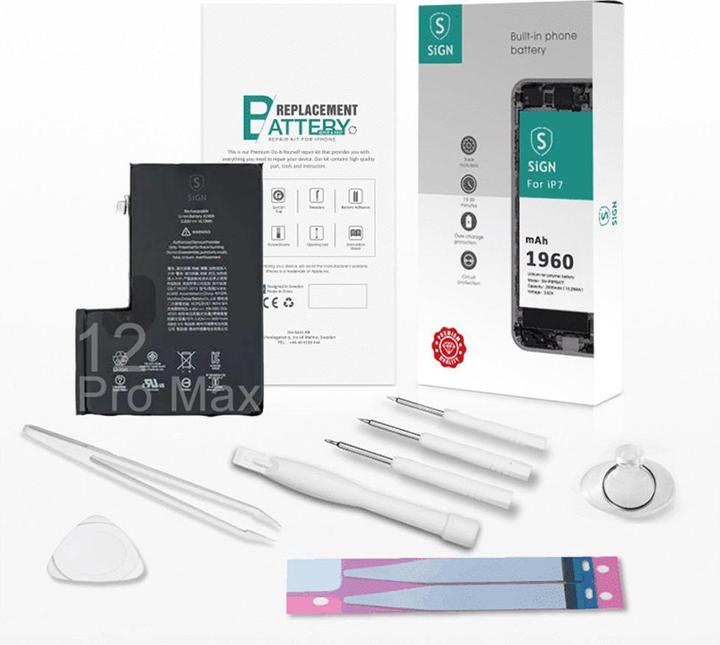 Produktbild SIGN Complete Battery Replacement Kit - iPhone 12 Pro Max