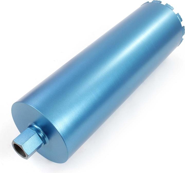 Produktbild Wiltec Diamantbohrkrone Shark Ø152mm Bohrkrone 450mm 1¼ UNC Diamantbohrer Beton (152 Millimeter)