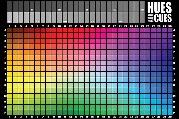 Actual product image USAopoly Hues and Cues