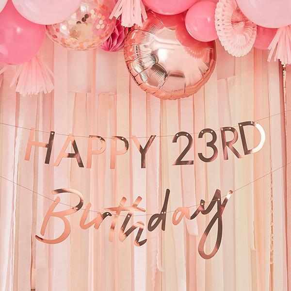 Image du produit Ginger Ray Guirlande personnalisée Happy Birthday