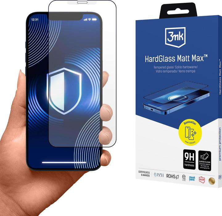 Actual product image 3MK HardGlass Matt Max iPhone XR/11 6.1" (Apple iPhone XR)
