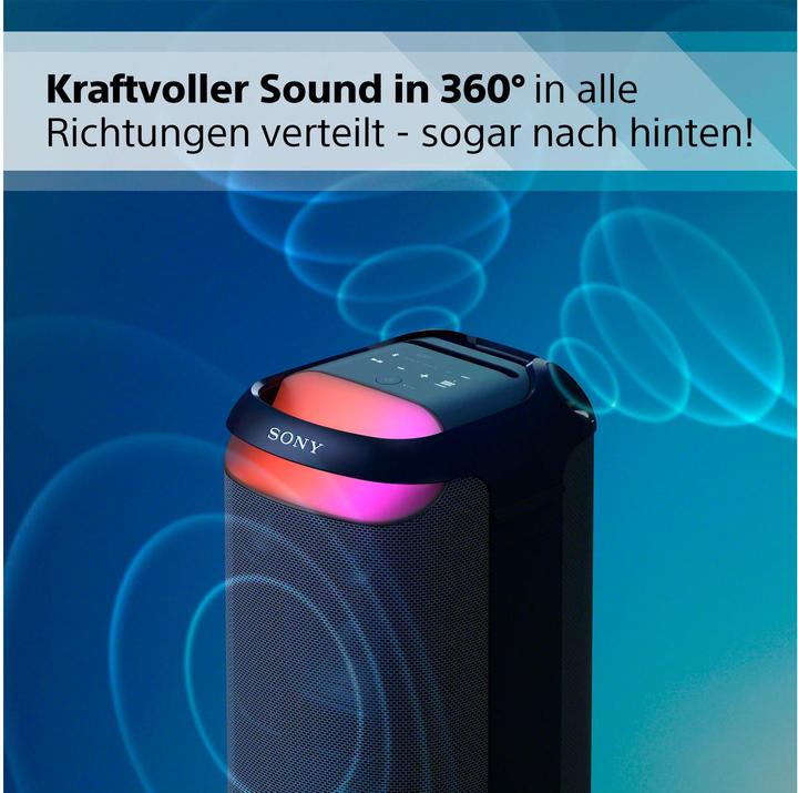 Actual product image Sony SRS-XV800 (25 h, Rechargeable battery operated, Electrical connection)
