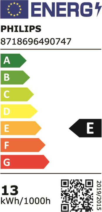 Label énergétique Philips CorePro (E27, 13 W, 1521 lm, 1 x, E)