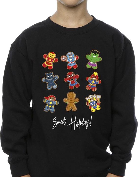 Actual product image Boys Gingerbread Avengers Sweatshirt (152, 158)