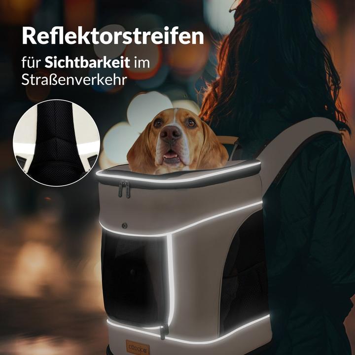 Image du produit Cadoca Sac à dos (Chat, Chien, Pliable, Verrouillable, Respirant)