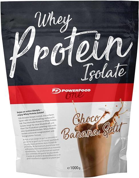 PowerFood One Whey Protein Isolate (Chocolate, Banane, 1 pcs, 1000 g)