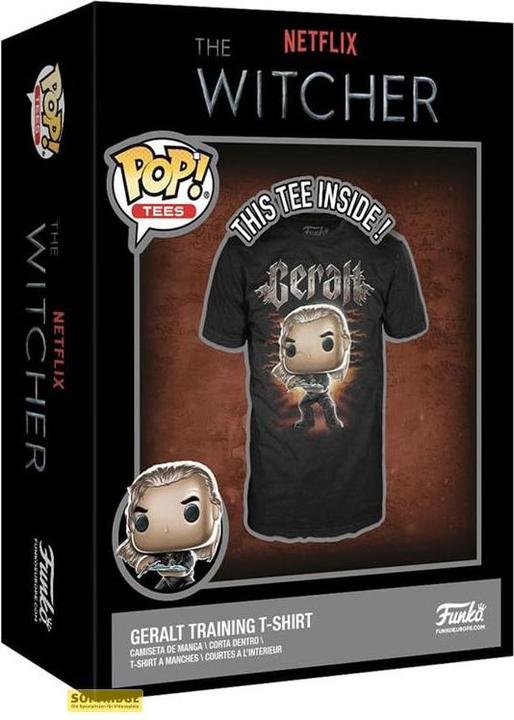Produktbild Funko The Witcher Boxed Tee T-Shirt Geralt Training (L)