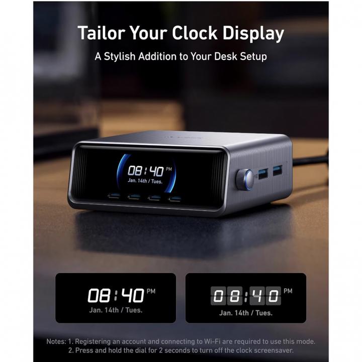 Image du produit Anker Chargeur de bureau Prime GaN (250 W)