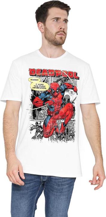 Actual product image Deadpool Mens Comic Strip T-Shirt (M)