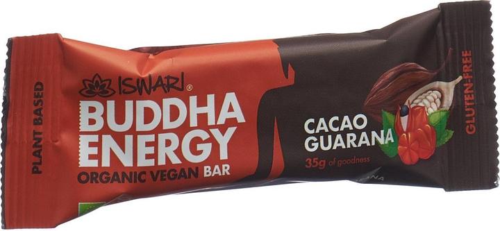 Produktbild Iswari Buddha Energy Bio Riegel Kakao & Guarana (35g) (Kakao, Guarana, 1 Stk., 35 g)