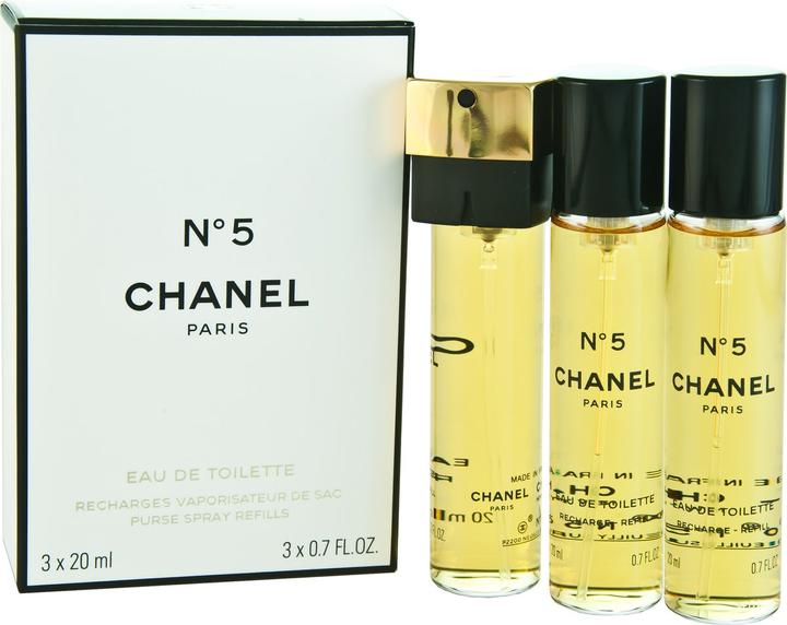 Chanel N°5 3x Refill (Eau de Toilette, 60 ml)